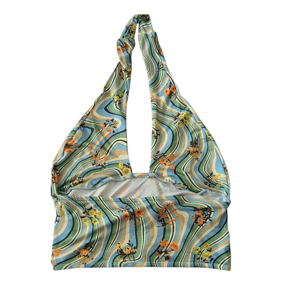 NWT | URBAN OUTFITTERS | CUT-OUT CROP HALTER TOP | SIZE MEDIUM - Picture 7 of 8